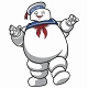 GHOSTBUSTERS STAY PUFT MARSHMALLOW MAN ACTION PIN / APR213062 - イメージ画像3