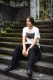 TORCH TORCH/ 黒沢 清 アパレルコレクション: CURE キュア 蓄音機 T-Shirt ホワイト Lサイズ - イメージ画像5