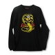 コブラ会 Cobra Kai/ コブラ会 ビッグスネーク ロゴ ロングTシャツ ブラック Sサイズ - イメージ画像1