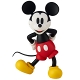 フィギュアコンプレックス ムービーリボ/ ディズニー: ミッキーマウス 1936 ver - イメージ画像1