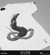 TORCH TORCH/ エイリアン チェストバスター Tシャツ バニラホワイト サイズM - イメージ画像6