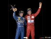 アラン・プロスト＆アイルトン・セナ 1993 オーストラリアGP ラストポディウム 1/10 DX アートスケール スタチュー - イメージ画像9