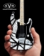 ヴァン・ヘイレン エドワード・ヴァン・ヘイレン  VH1 ブラック＆ホワイト 1/4 ギター ミニチュアモデル - イメージ画像2