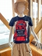 福崎町妖怪グッズシリーズ/ GAJIRO Tシャツ＆ステッカーセット 赤 Sサイズ - イメージ画像4