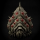 タケヤ式自在置物/ 風の谷のナウシカ: 王蟲 オーム 手のひらサイズ 真紅 ver - イメージ画像3