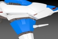 ダライアス/ シルバーホーク 3F-1B SPACE FIGHTER 1/144 プラモデルキット 2P COLOR ver - イメージ画像7