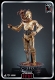 【お一人様1点限り】スターウォーズ/ ムービー・マスターピース ダイキャスト 1/6 フィギュア: C-3PO with サレシャス・クラム ジェダイの帰還 ver - イメージ画像1