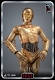 【お一人様1点限り】スターウォーズ/ ムービー・マスターピース ダイキャスト 1/6 フィギュア: C-3PO with サレシャス・クラム ジェダイの帰還 ver - イメージ画像4