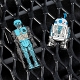 Pin Kings/ スターウォーズ: 2-1B & R2-D2（with センサースコープ）オールドケナースタイル ピンズセット - イメージ画像2