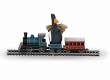 ウォレスとグルミット ペンギンに気をつけろ！/ フェザー・マッグロウ with 機関車 ダイキャストモデル CGCC80602 - イメージ画像2