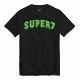 スーパー7 Tシャツ スライムロゴ（ブラック&グロウ） US: Lサイズ - イメージ画像1