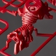ARTPLA Sculpture Works/ 機甲界ガリアン 鉄の紋章:  鉄巨神vs邪神兵 プラモデルキット - イメージ画像8