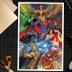 DCコミックス/ ザ・ジャスティスリーグ by ステファン・セジク アートプリント - イメージ画像1