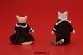 DIGKawaiiACTION/ 全日本暴猫連合なめんなよ: 「なめ猫」又吉＆トラ子 プチアクションフィギュア セット - イメージ画像4