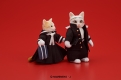 DIGKawaiiACTION/ 全日本暴猫連合なめんなよ: 「なめ猫」又吉＆トラ子 プチアクションフィギュア セット - イメージ画像6