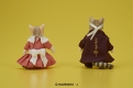 DIGKawaiiACTION/ 全日本暴猫連合なめんなよ: 「なめ猫」玉三郎＆ミケ子 プチアクションフィギュア セット - イメージ画像4
