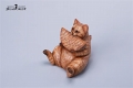 ヘッドクレスト/ 木彫り調ネコ 9.0 B - イメージ画像2