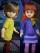 【再生産】リビングデッドドールズ/ Scooby-Doo スクービー・ドゥー: ダフネ＆シャギー 2体セット