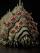 タケヤ式自在置物/ 風の谷のナウシカ: 王蟲 オーム 手のひらサイズ 真紅 ver