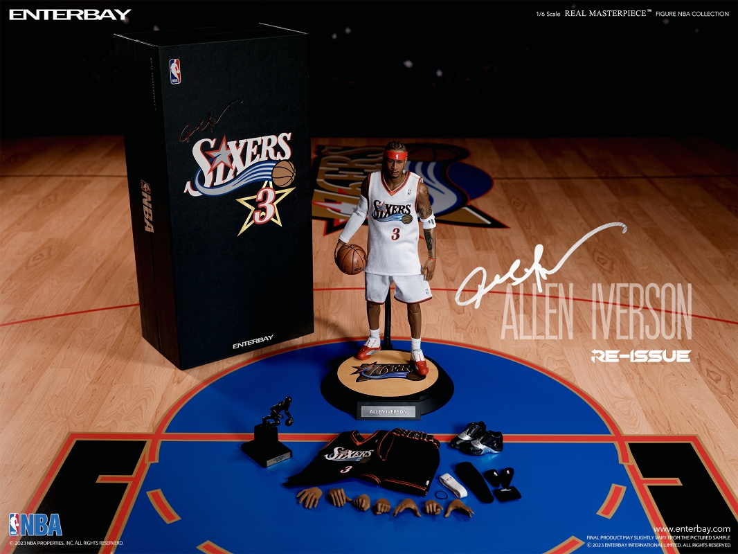 限定再生産】リアルマスターピース NBAコレクション/ アレン・アイバーソン 1/6 コレクティブル フィギュア